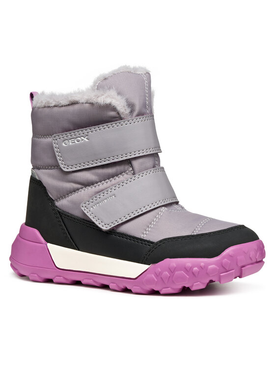 Geox Sniega zābaki Geox J Trekkyup B Ab J46M7B 08V50 C1324 M Pelēks