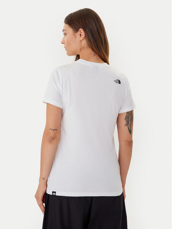 The North Face The North Face Camiseta Easy NF0A8A6D Blanco Regular Fit