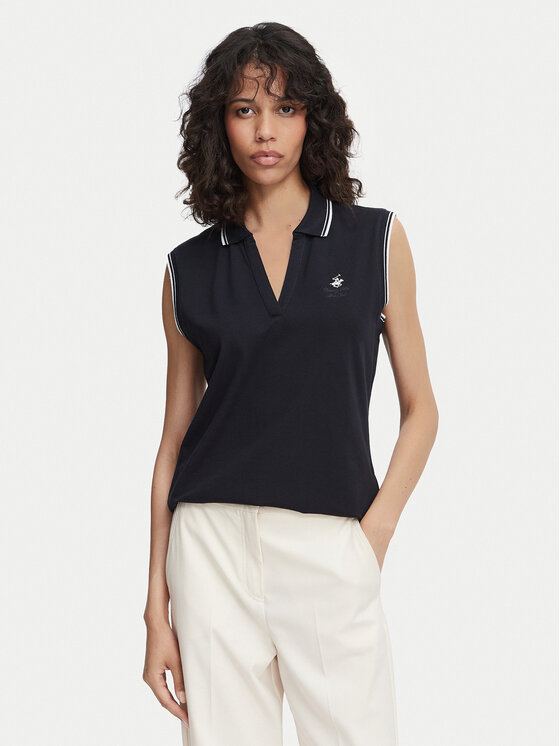 Beverly Hills Polo Club Beverly Hills Polo Club Polo P-SS26W-P0022 Azul marino Regular Fit