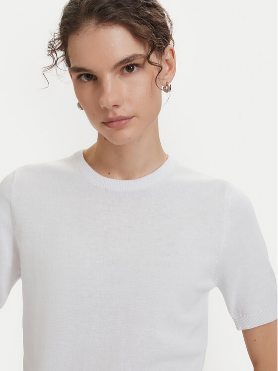 Beverly Hills Polo Club Beverly Hills Polo Club Camiseta P-SS26W-M6564-0001 Blanco Regular Fit