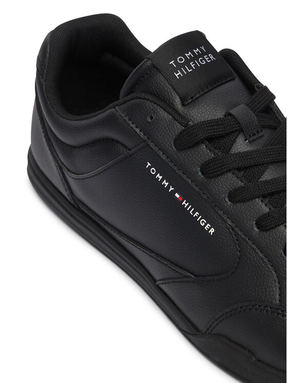 Tommy Hilfiger Laisvalaikio batai Tommy Hilfiger Low Pro Cupsole Perf Leather FM0FM05944 Juoda