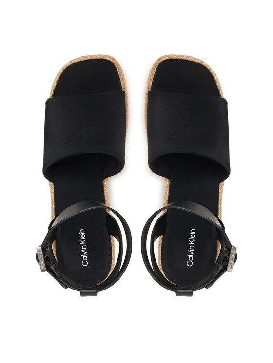 Calvin Klein Espadrilles Calvin Klein Wedge Espad 70 Neopr Mg HW0HW03014 Melns