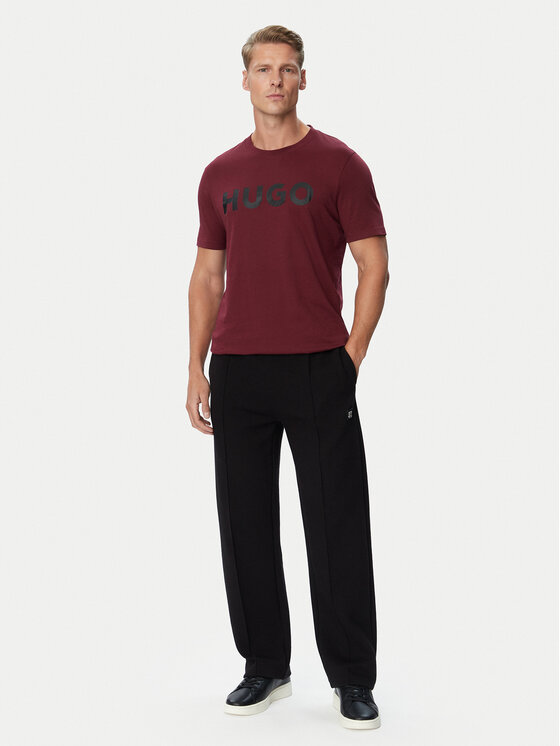 HUGO HUGO Camiseta Dulivio 50467556 Guinda/burdeos Regular Fit