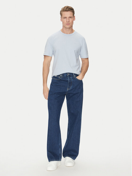 Calvin Klein Calvin Klein T-shirt K10K112749 Svijetloplava Comfort Fit