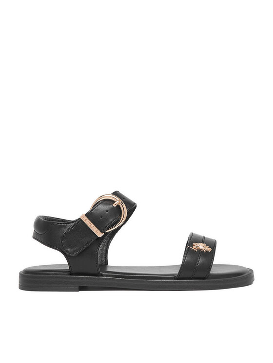 U.S. Polo Assn. Босоніжки U.S. Polo Assn. EO-ADELA001K/6Y1 Чорний