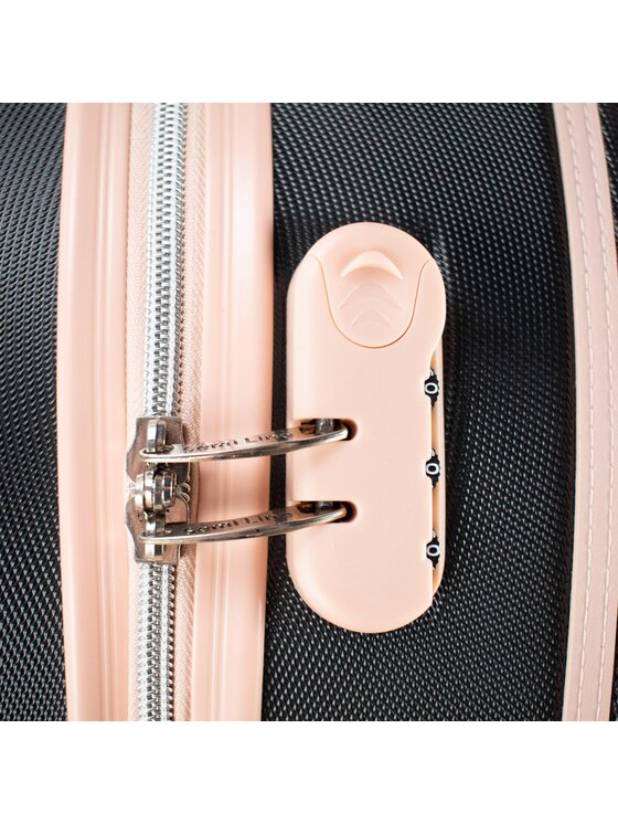 Semi Line Veľký kufor Semi Line T5671-4 Čierna