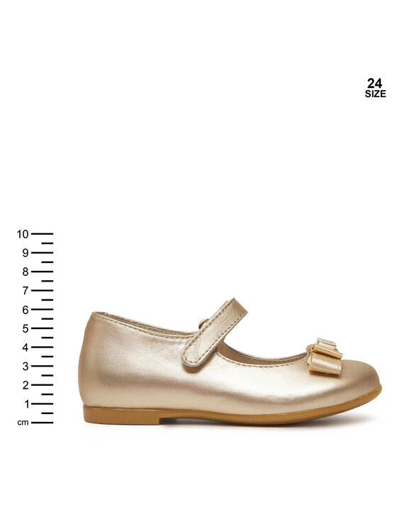 Tommy Hilfiger Baleríny Tommy Hilfiger Ballerina T1A3-33927-0220 S Zlatá