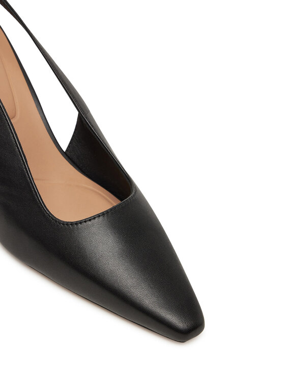 Tommy Hilfiger Обувки на ток Tommy Hilfiger Squared Toe FW0FW08636 Черен