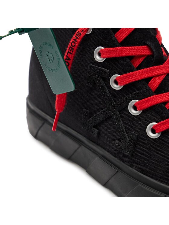 Off-White Teniși Off-White Mid Top Vulcanized Canvas IA119S22LEA0011010 Negru