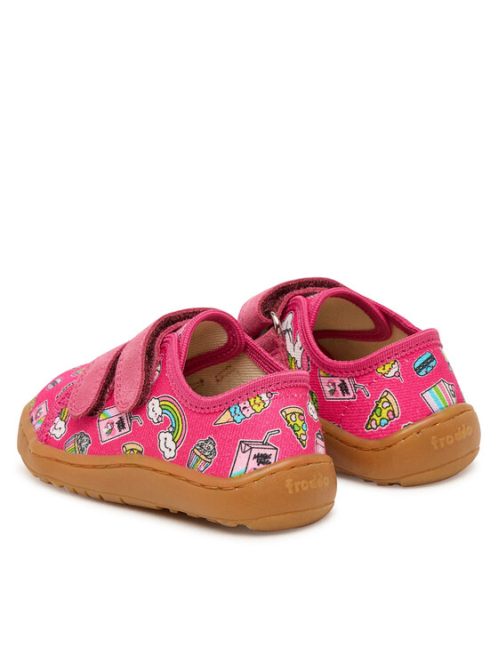 Froddo Тапочки Froddo Barefoot Canvas G1700440-10 M Рожевий