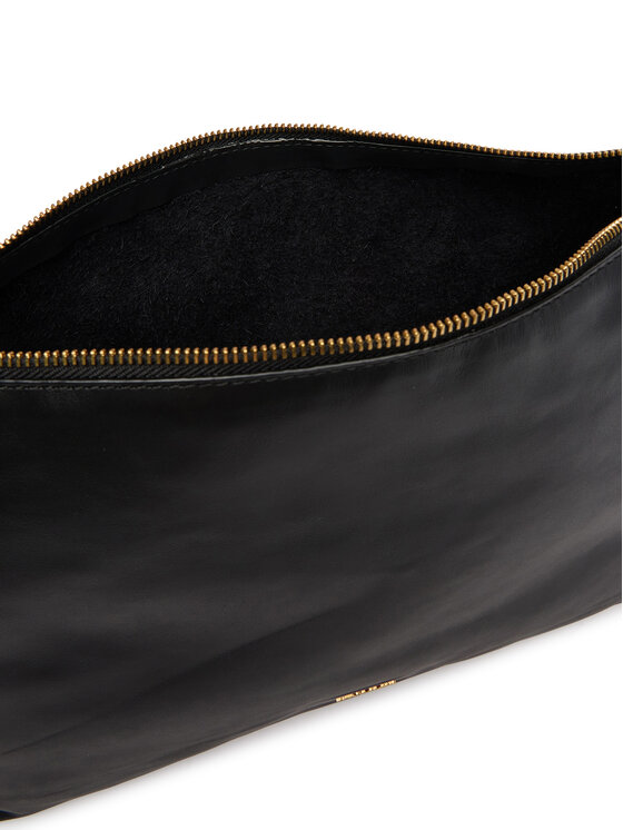 Tommy Hilfiger Geantă Tommy Hilfiger Th Statement Leather Bag AW0AW18621 Negru