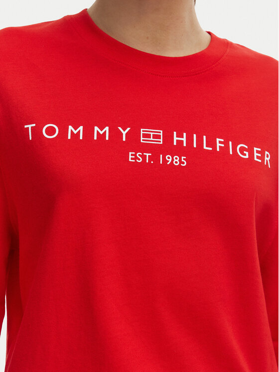 Tommy Hilfiger Tommy Hilfiger Camiseta WW0WW47811 Naranja Relaxed Fit