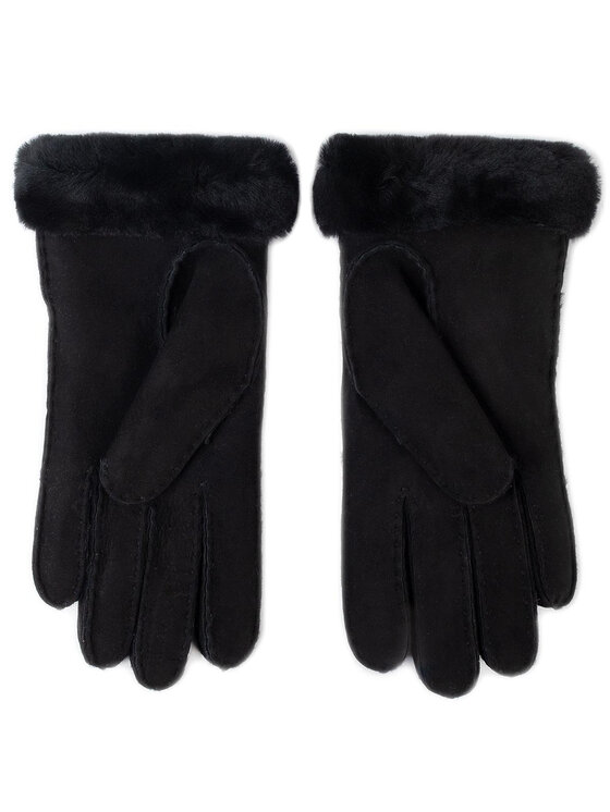 Ugg Guanti da donna Ugg W Sheepskin Logo Glove 18691 Nero