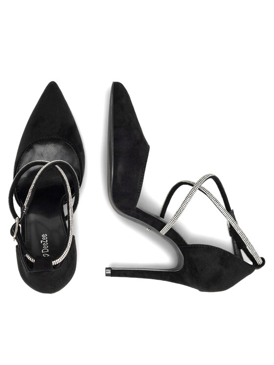 DeeZee Štikle DeeZee LARISSA KL-HH4785-62 Crna
