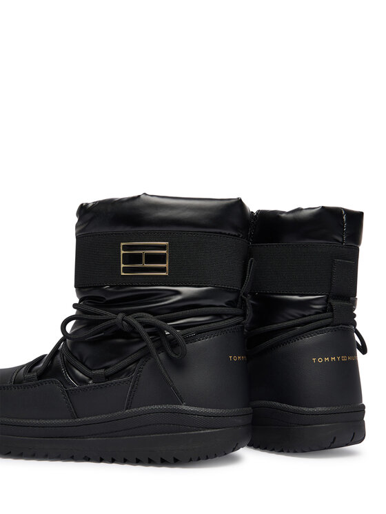 Tommy Hilfiger Snehule Tommy Hilfiger Snow Boot T3A5-34052-1474 D Čierna