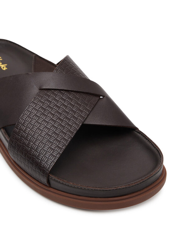 Clarks Шльопанці Clarks Torford Cross 26180888 Коричневий