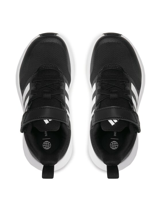 adidas Sneakers adidas Fortarun 2.0 Cloudfoam Sport Running Elastic Lace Top Strap Shoes IG5387 Nero