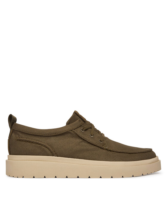 Clarks Туфлі Clarks Polden Moc 26186615 Хакі