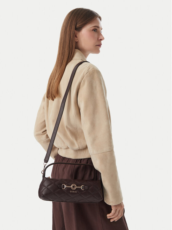 Guess Torebka Guess Frances Mini HWQG22 41720 Brązowy
