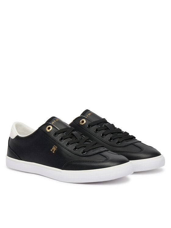 Tommy Hilfiger Tenisice Tommy Hilfiger Th Chic Low Profile Vulc FW0FW09104 Crna