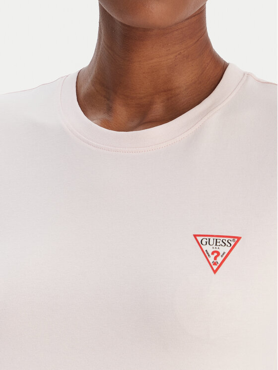 Guess Guess Футболка W2YI44 J1314 Рожевий Regular Fit