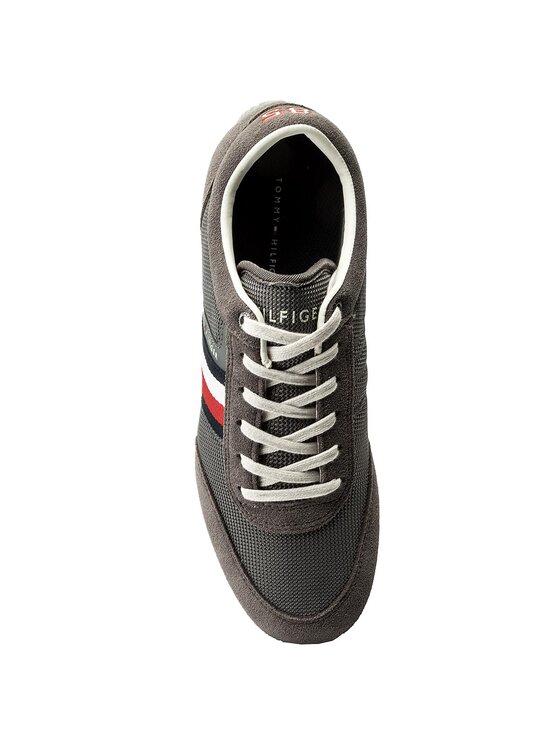 Tommy Hilfiger Laisvalaikio batai Tommy Hilfiger Corporate Material Mix Runner FM0FM01314 Pilka