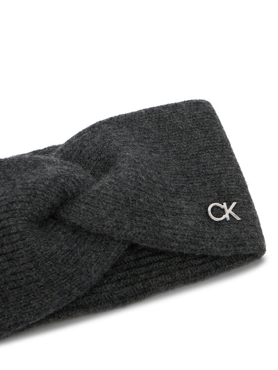 Calvin Klein Лента за глава Calvin Klein Chunky K60K612872 Тъмносив