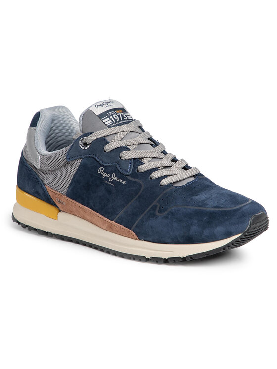 Pepe Jeans Sneakersy Pepe Jeans Tinker Pro Racer PMS30582 Granatowy
