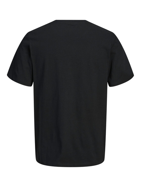 Jack & Jones Jack & Jones Majica Jjrain Tee Ss Crew Neck 12288097 Črna Regular Fit