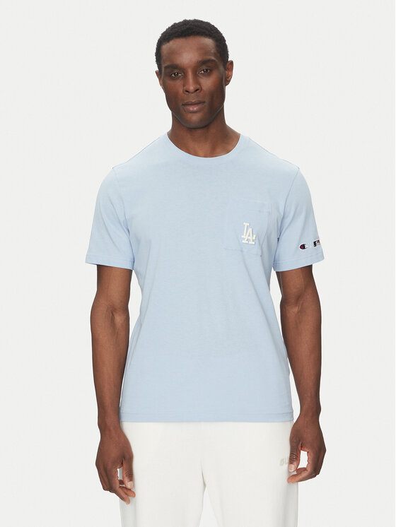 Champion Champion T-shirt 221038 Svijetloplava Regular Fit