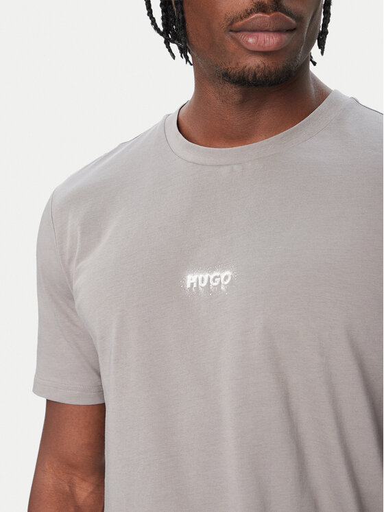 HUGO HUGO Camiseta 50572412 Gris Regular Fit