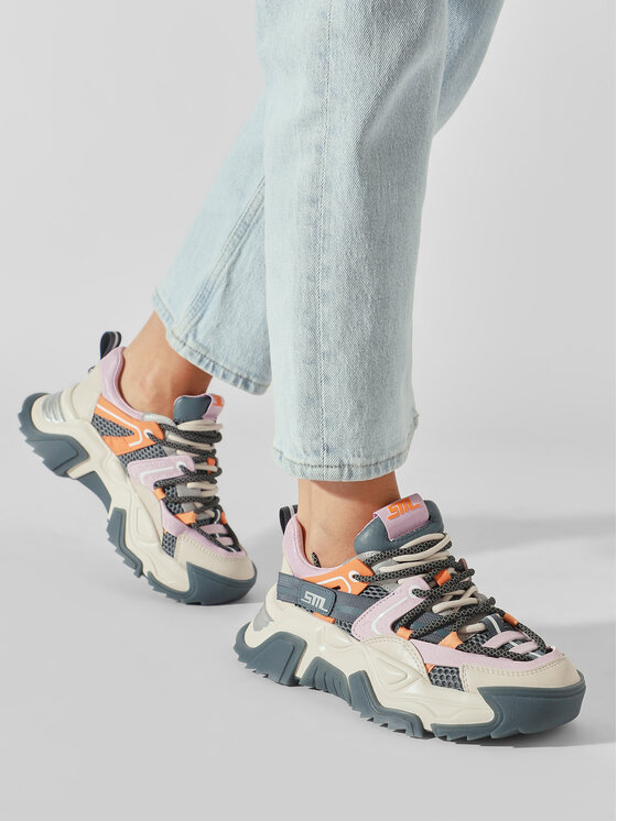 Steve Madden Sneakersy Steve Madden Kingdom Sneaker SM11002519 SM11002519-82C Béžová