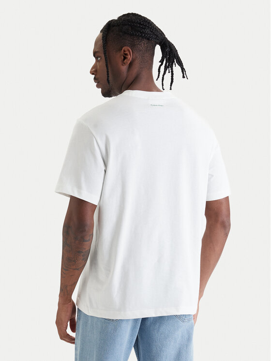 Calvin Klein Jeans Calvin Klein Jeans Camiseta 20s Easy LV04RF294G Blanco Regular Fit