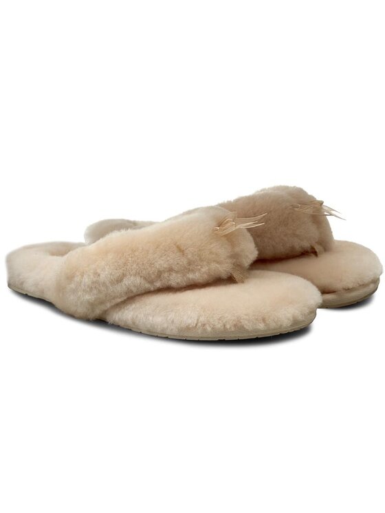 Ugg Papucs Ugg W Fluff Flip Flop II 1003492 Bézs