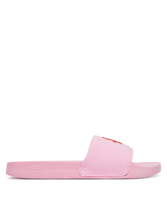 Tommy Hilfiger Παντόφλες Tommy Hilfiger Th Script Pool Slide FW0FW09286 Ροζ