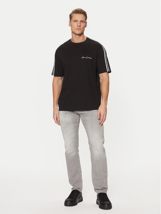 Armani Exchange Armani Exchange Футболка 8NZTSG ZJ9AZ 1200 Чорний Regular Fit