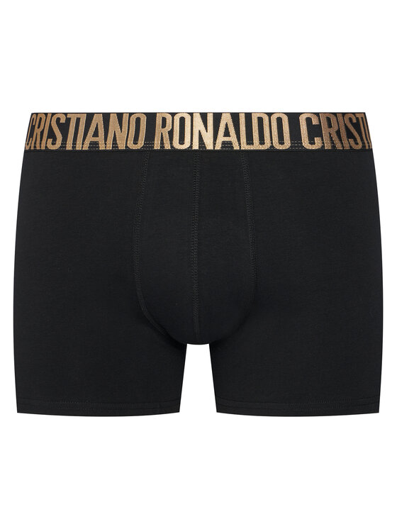 Cristiano Ronaldo CR7 Cristiano Ronaldo CR7 Conjunto de calzoncillos boxer 8104-49 Negro