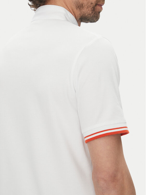 KARL LAGERFELD KARL LAGERFELD Polo majica 745022 552232 Bela Regular Fit