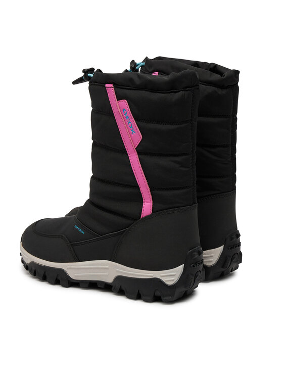 Geox Cizme de zăpadă Geox J Himalaya Girl B Ab J26FTA 0FU54 C0922 M Negru