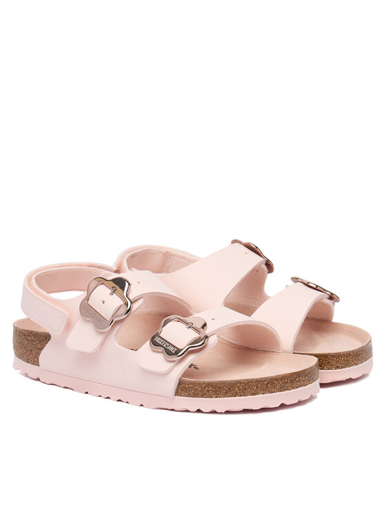Birkenstock Босоніжки Birkenstock Milano Flower Buckle 1031654 D Світло-рожевий