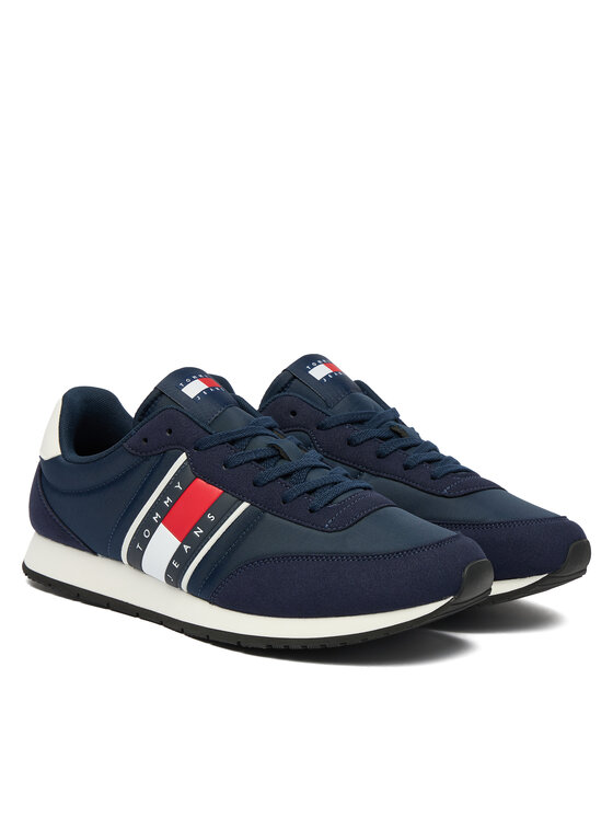 Tommy Jeans Sneakersy Tommy Jeans Tjm Classic Runner EM0EM01709 Granatowy