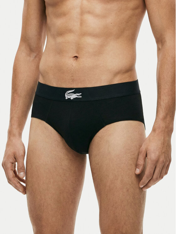 Lacoste Lacoste Conjunto de slips 8H7761 Negro