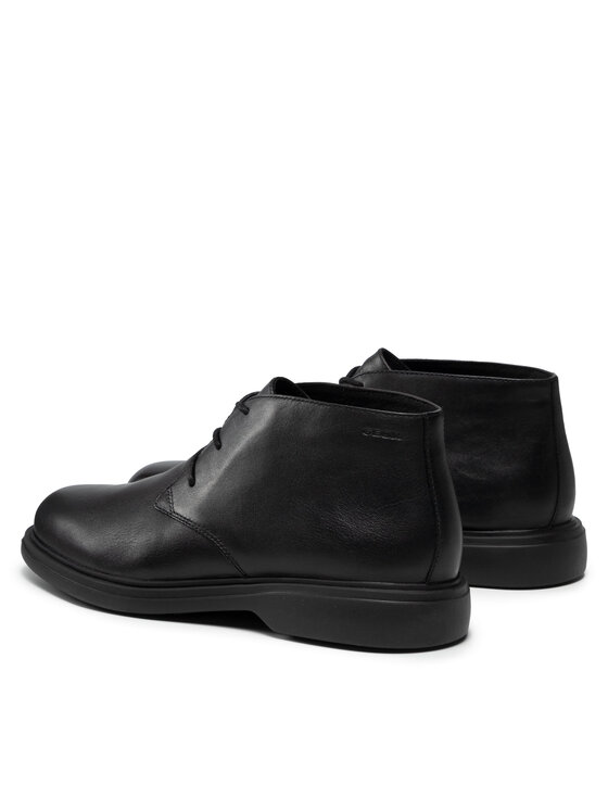 Geox Gležnjarji Geox U Ottavio U16DCB 00043 C9999 Črna