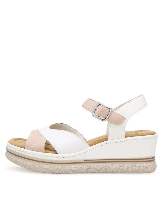 Rieker Sandali Rieker 67702-80 Bianco