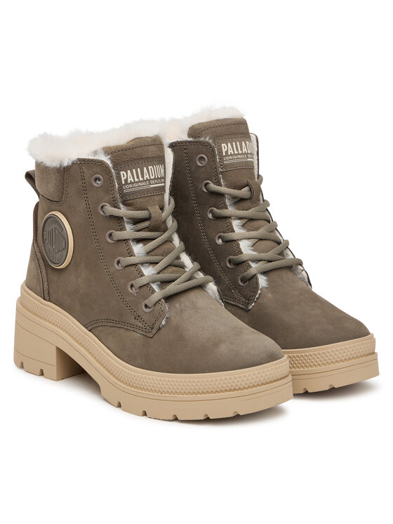 Palladium Botines planos Palladium Pallarise Nbkwl 99527-281-M Gris