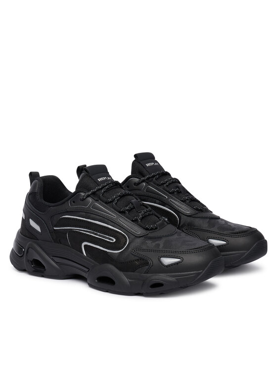 REPLAY Sneakersy REPLAY GMSIQ.000.C0203S Černá