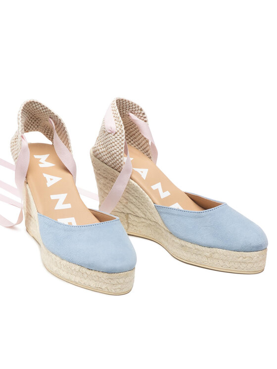 Manebi Espadrilky Manebi Wedge Valenciana R 0.5 WV Modrá