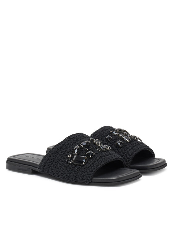 Inuikii Шльопанці Inuikii Classic Suede Velcro 70104-367 Чорний