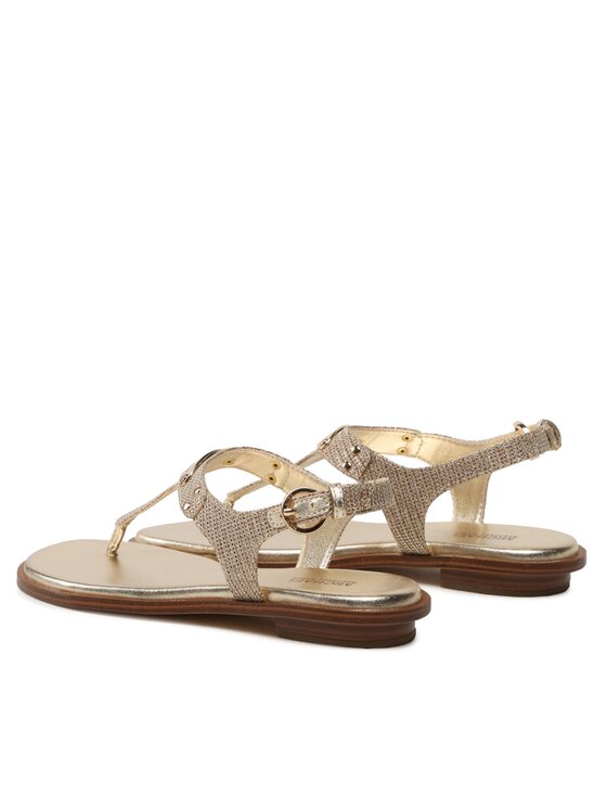 MICHAEL Michael Kors Сандали MICHAEL Michael Kors Mk Plate Thong 40R2MKFA4D Златист