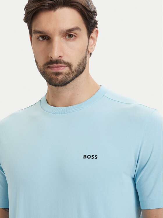 BOSS BOSS Camiseta Tee 50506373 Azul claro Regular Fit